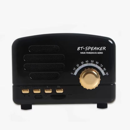 Retro Portable Bluetooth Speaker Classic Music Player Mini Wireless Bluetooth Speaker Radio USB/TF Card Soundbox Music Box